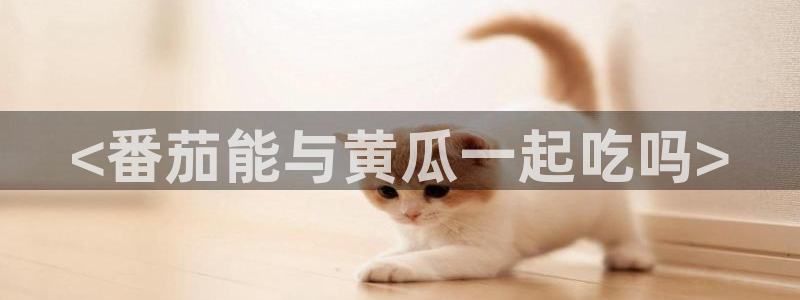 黑料,：<番茄能与黄瓜一起吃吗>